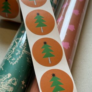 Cadeaustickers X-Mas Tree
