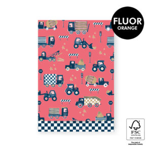 Cadeauzakje Traffic Fluor Orange