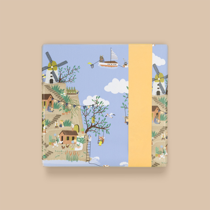 Cadeaupapier World Peach - Afbeelding 3
