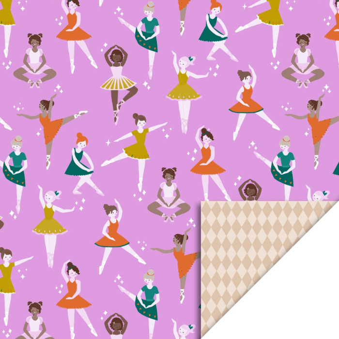 Cadeaupapier Ballet Pink