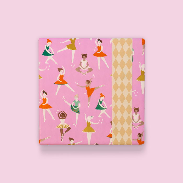 Cadeaupapier Ballet Pink - Afbeelding 2