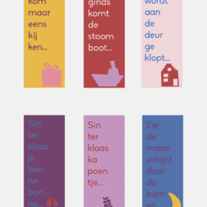Cadeaustickers Oh, kom maar eens kijken Sinterklaas